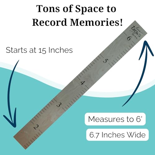 Boho Wooden Growth Chart for Kids
