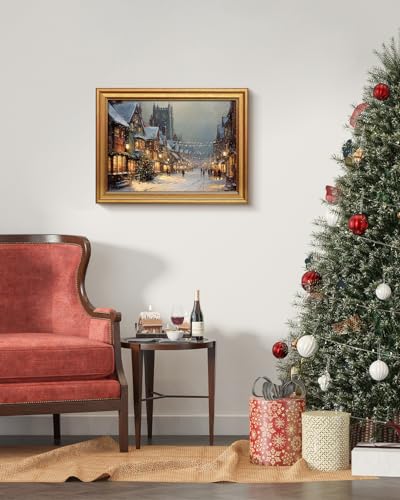 Vintage Gold Framed Wall Art for Living Room