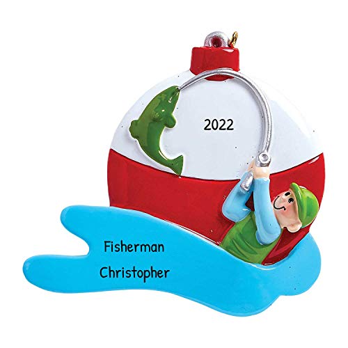Personalized Fly Fishing Ornament 2026
