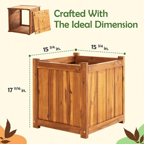 Hardwood Outdoor Flower Box