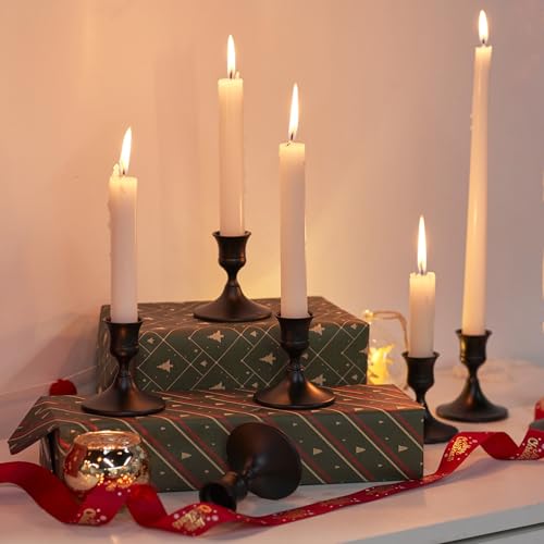 Black Taper Candle Holder (4 Count)