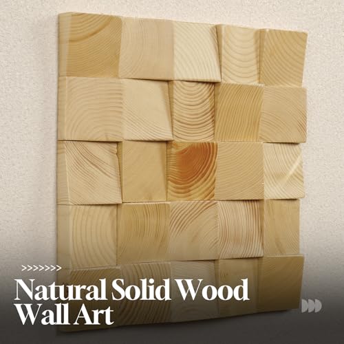 Large Wood Abstract Wall Art for Living Room