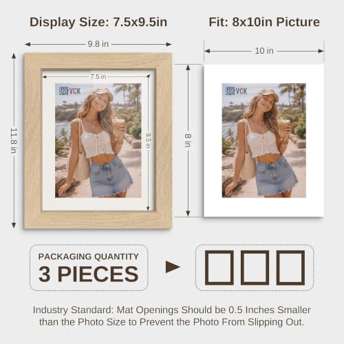 8x10 Picture Frames 3 Pack (3 Count)