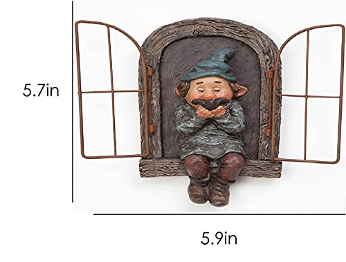 Whimsical Fairy Garden Gnome Statue