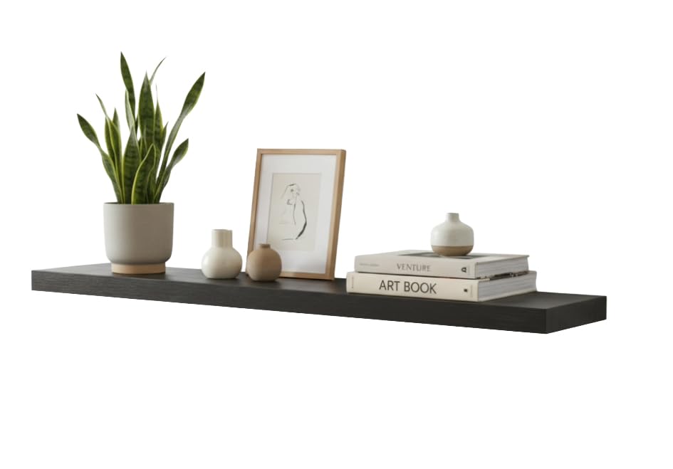 60 Inch Wooden Floating Shelves for Wall