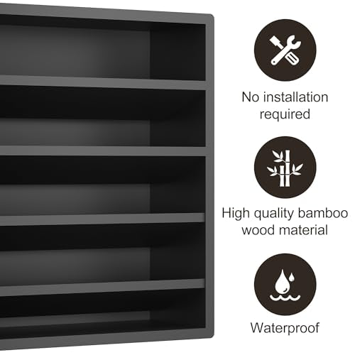 4 Tier Spice Rack Organizer for Cabinet