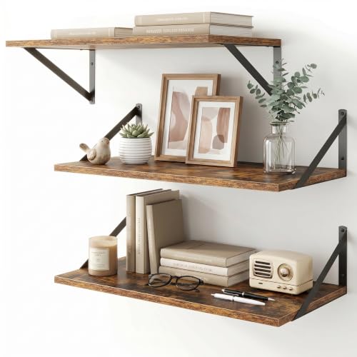 Floating Shelves 24 Inch Long (3 Count)