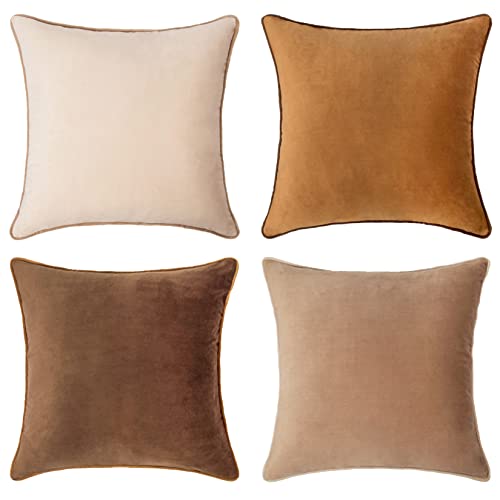 Decorative Throw Pillow Covers Cushion Cases (4 Count)