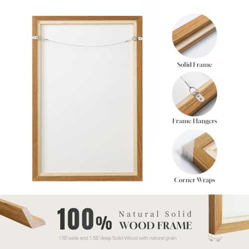 Large Framed Sage Green Abstract Wall Art for Living Room (3 Count)