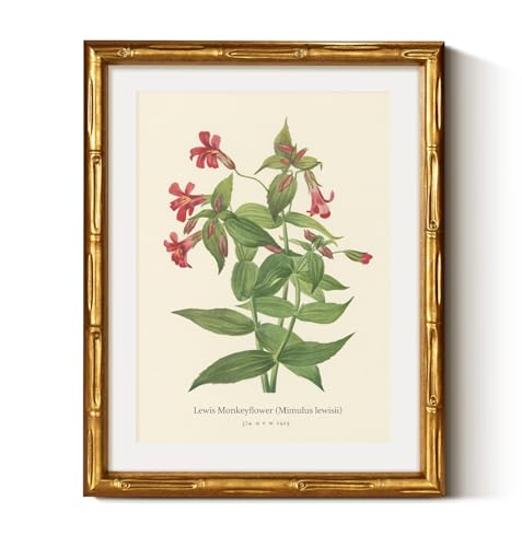 Gold Bamboo Framed Wall Art