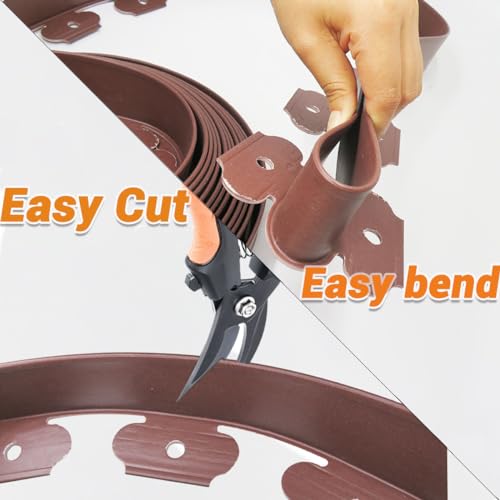 2" x 33FT Landscape Edging Kit with 60 Spikes
