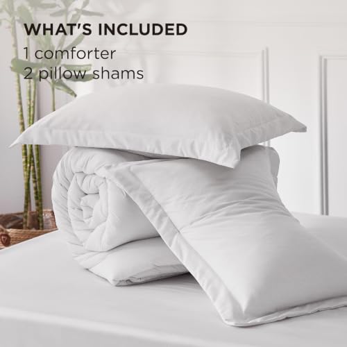Gray White Super King Comforter Set