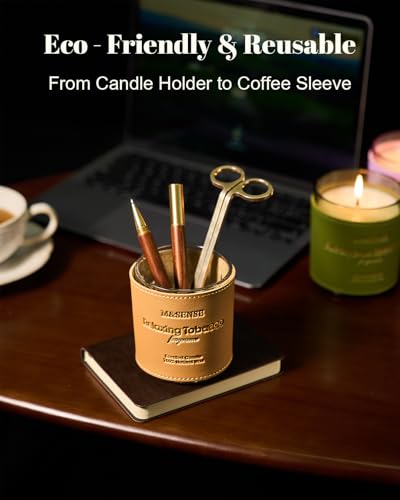 Tobacco Leather Berries Vegan Soy Candle (10 Ounce)
