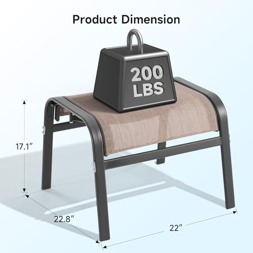 Outdoor Ottoman Set of 2 (2 Count)