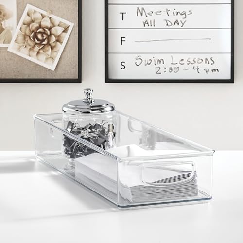 Slim Extra Long Clear Storage Bin