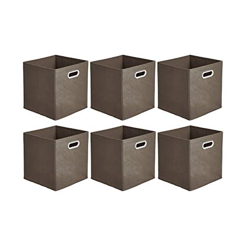 Collapsible Fabric Storage Bins with Handle (6 Count)