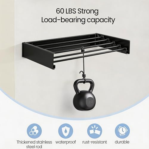 Wall Mounted Laundry Drying Rack