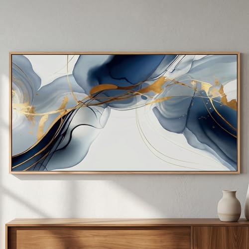 Wall Art Canvas Painting Abstract Wall Art Modern Art Wall Mural for Living Room Bedroom Print on Artwork Home Decor Framed 24x48inch