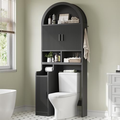 Arched Over The Toilet Storage Cabinet