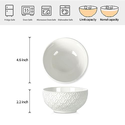 Sureasy Ceramic Ice Cream Bowls Set of 4 (4 Count)