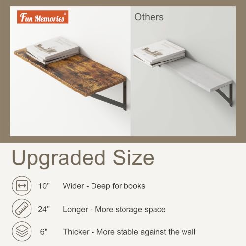 Floating Shelves 24 Inch Long