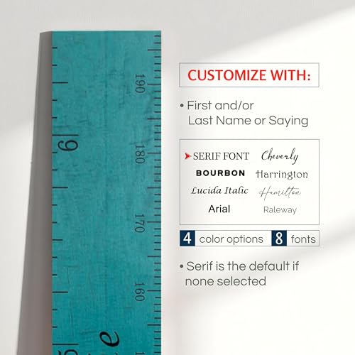 Personalized Wooden Growth Chart for Kids