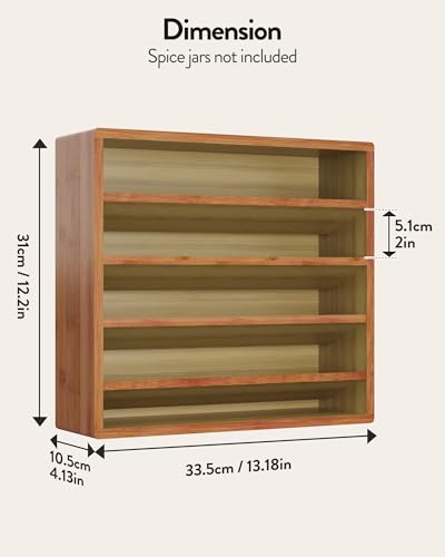 4 Tier Spice Rack Organizer for Cabinet