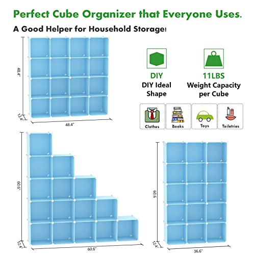 16 Cube Storage Organizer Cube Shelves Units Storage Cubes