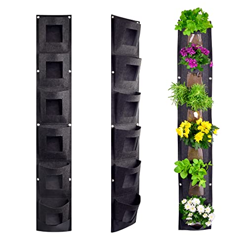 6 Pocket Vertical Grow Bag