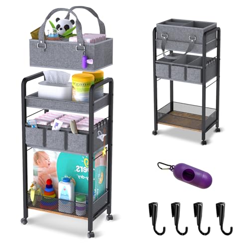 2IN1 Baby Diaper Caddy Organizer