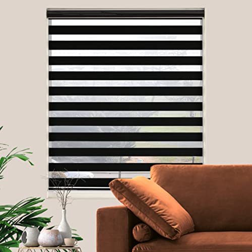 Blackout Zebra Blinds for Windows