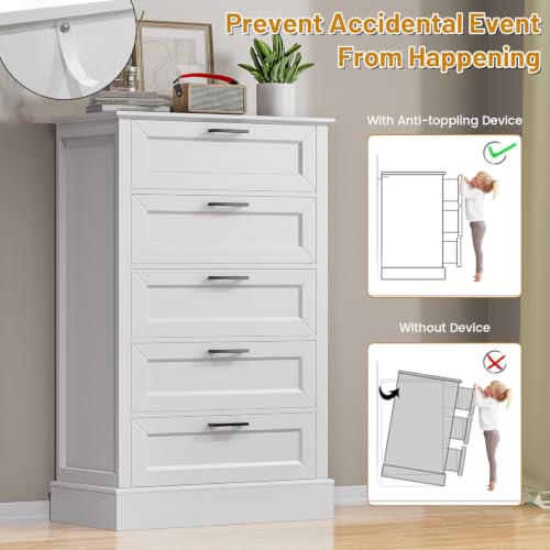 White Dresser for Bedroom