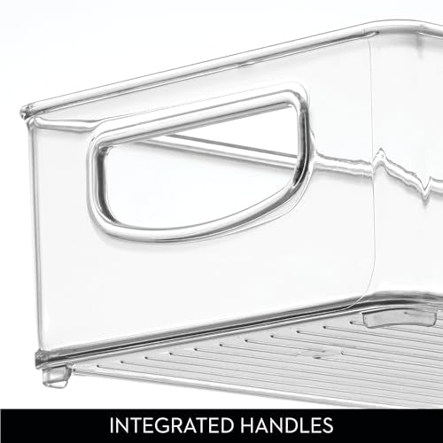 Slim Extra Long Clear Storage Bin (2 Count)