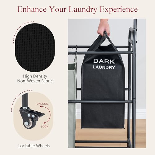 Laundry Sorter 3 Section