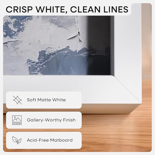 6x9 White Picture Frame