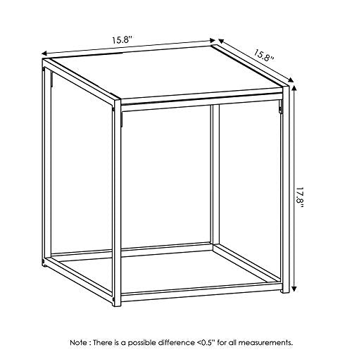 CAMNUS Metal Frame Living Room Table Set