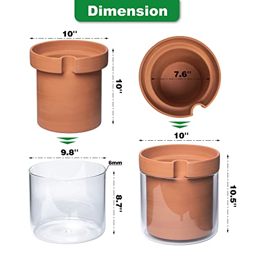 10 Inch Self Watering Planter Pot