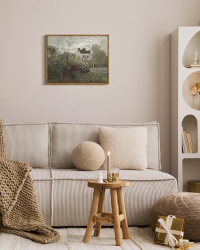 Framed Canvas Wall Art Vintage Decor