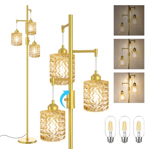 Gold Floor Lamp for Living Room