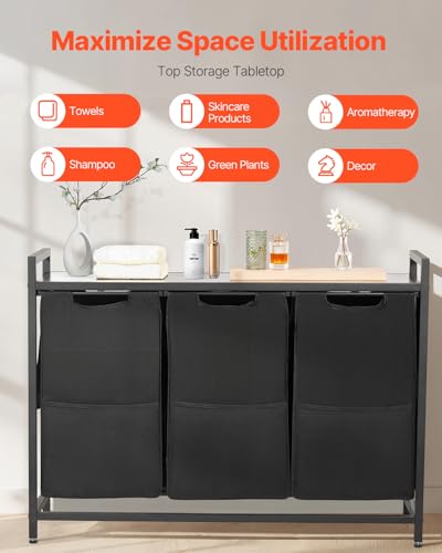 3 Section Laundry Sorter