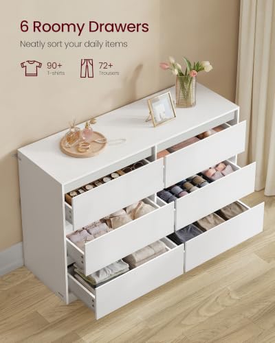 Modern 6 Drawer Dresser