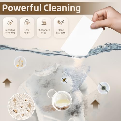 Laundry Detergent Sheets Sandalwood Scent 160 Count