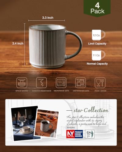 Coffee Mug Set of 4 (48 Count)