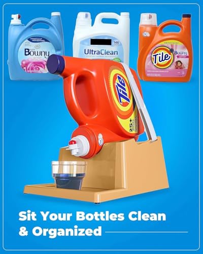 Liquid Laundry Detergent Holder Stand with Drip Tray