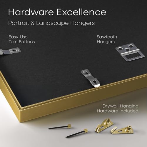4x9 Gold Business License Frame (3 Count)