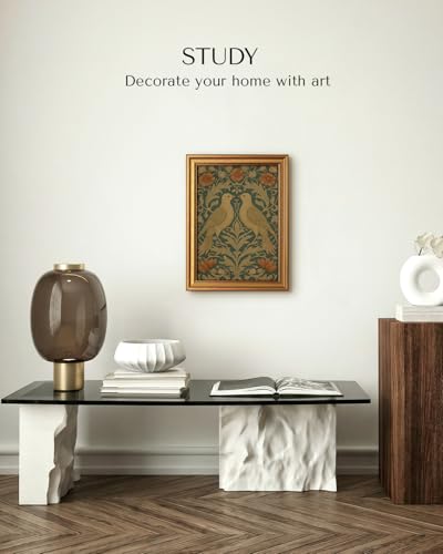 Vintage Gold Framed Wall Art for Living Room