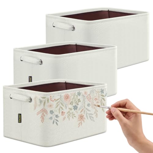 3 Pack Fabric Closet Storage Bins for Shelves (3 Count)