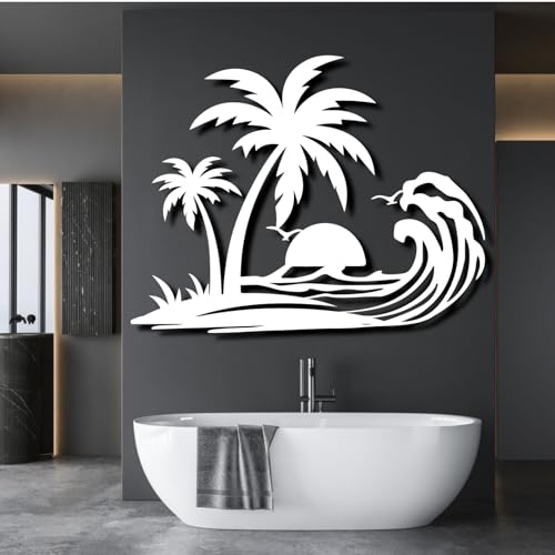 Palm Tree Metal Wall Art
