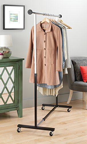 Adjustable Rolling Garment Rack