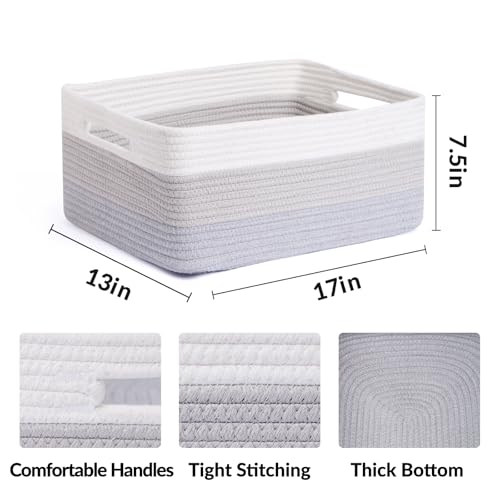 Large Storage Baskets for Organizing (4 Count)